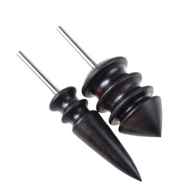 Leather Tool Edge Electric Polishing Slicker Flat Pointed Head Sandalwood Leathers Craft DIY Tools T