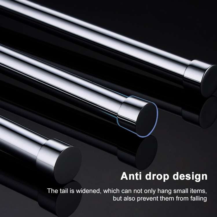 Stainless Steel Towel Bar Rotating Towel Rack Bathroom Kitchen Wall-mounted Towel Polished Rack Hold