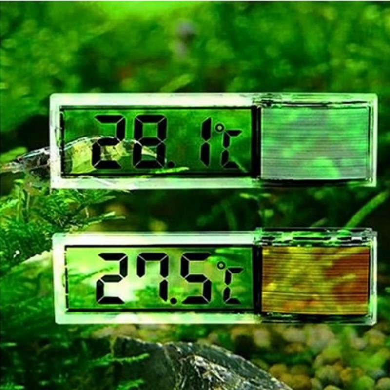 Multi-Functional LCD 3D Digital Electronic Temperature Measurement Fish Tank Aquarium Thermometer(Go