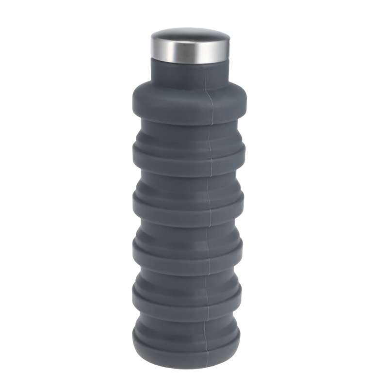 Portable Silicone Water Bottle Retractable Folding Coffee Bottle Outdoor Travel Drinking Sport Drink