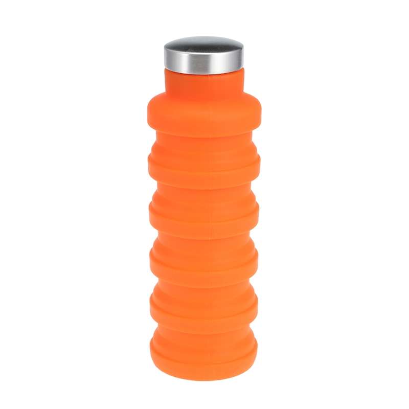Portable Silicone Water Bottle Retractable Folding Coffee Bottle Outdoor Travel Drinking Sport Drink
