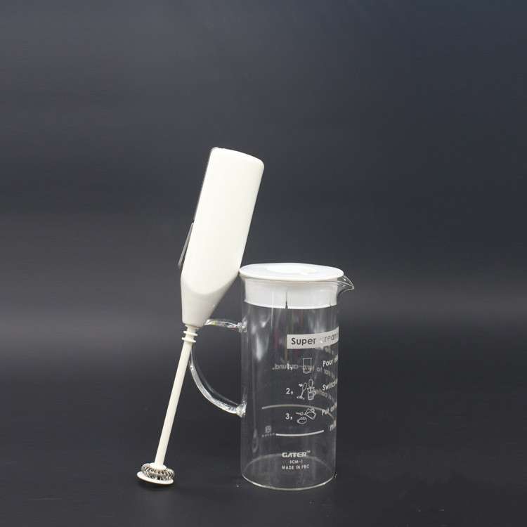 Mini Handheld Hlectric Egg Mixer Cream Coffee Cake Household Blender Eggs Mixer(White)