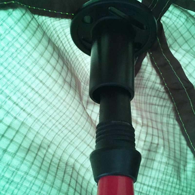 2 PCS Anti-puncture Plug Cap Alpenstock Support Bar Protective Case Anti-burst Tent Pole Plastic Hel