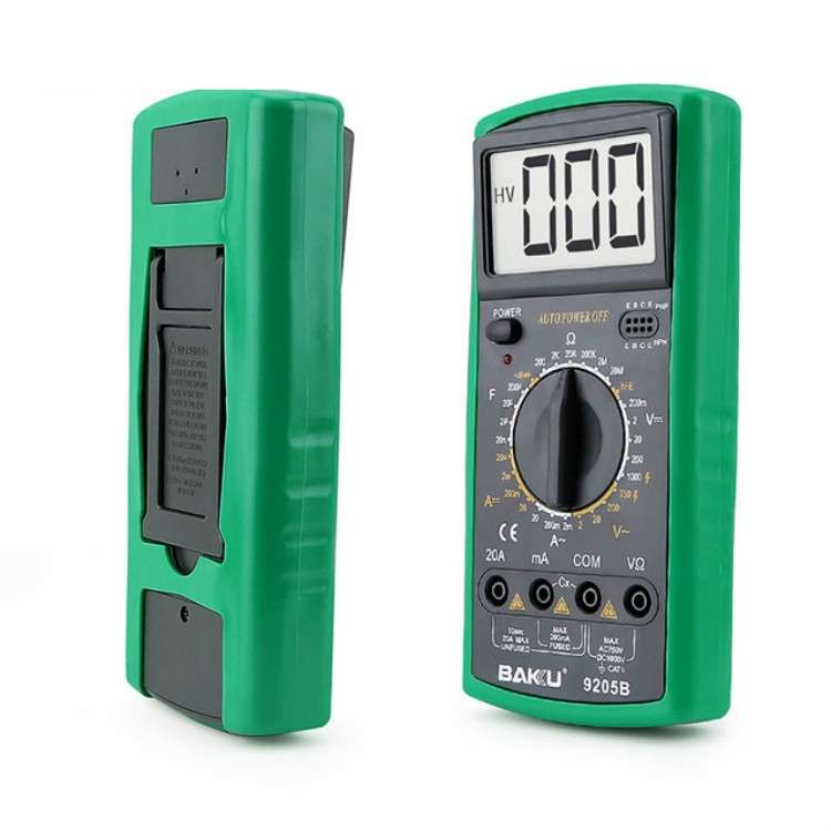 BAKU BK-9205B Measuring Capacitance Current Large Screen Display All-round Burn-proof Digital Multim