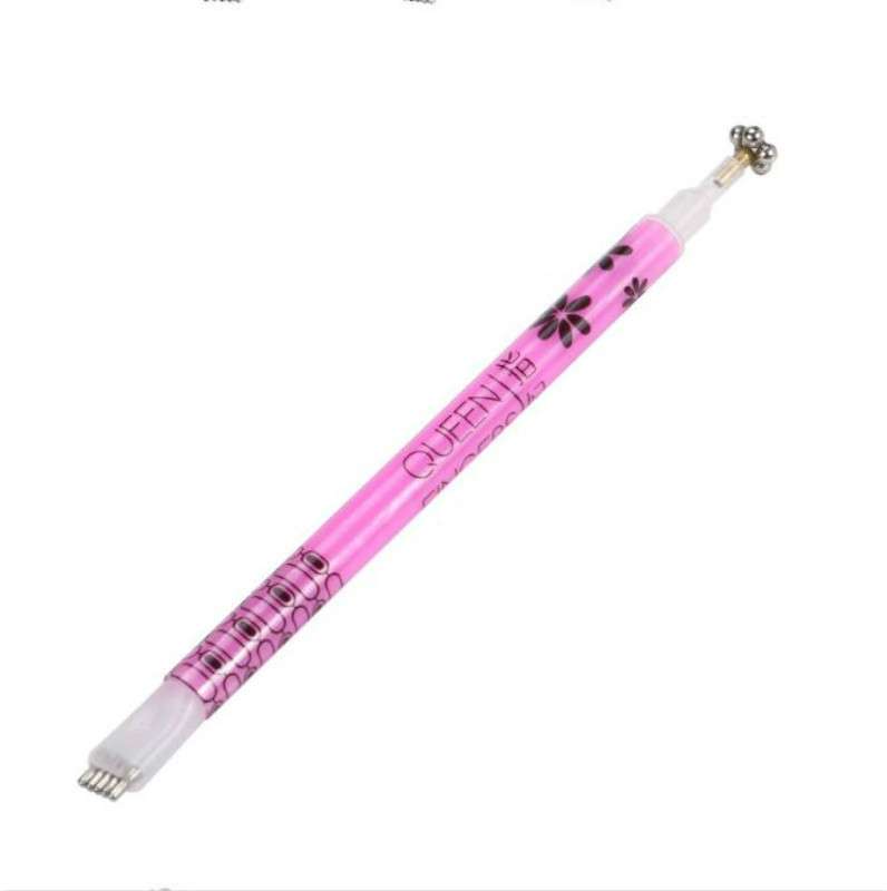 3 PCS Cat Eye Gel Magnet Pen Double Head Magnetic Pen Plum Branding Flower Magnetic Pen Nail Cat Eye