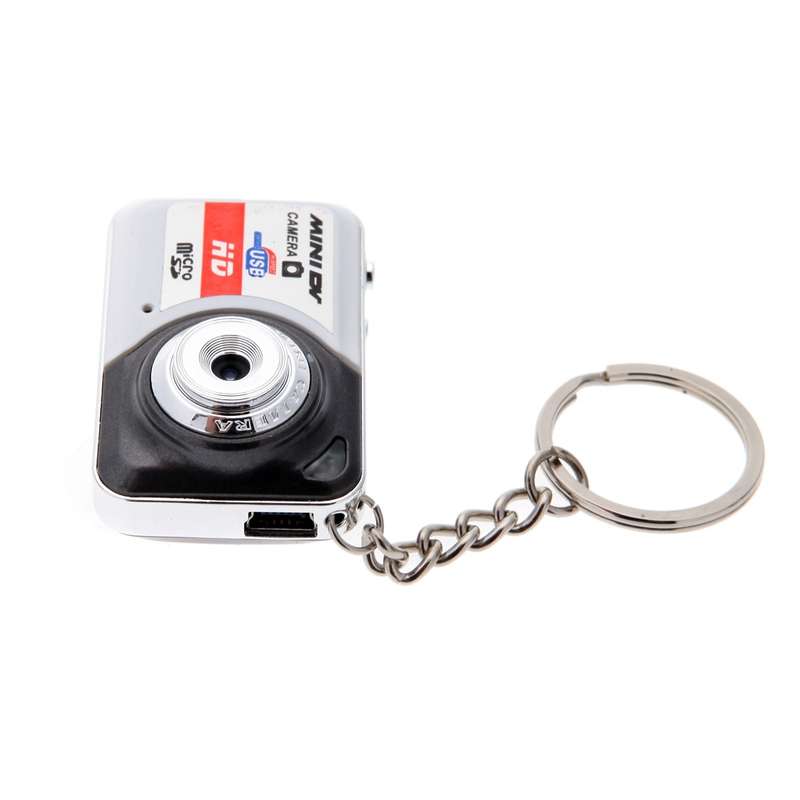 X6 Portable Ultra Mini HD Kids Digital Camera DV Camcorder with Key Ring, Support TF Card(Glamour Gr