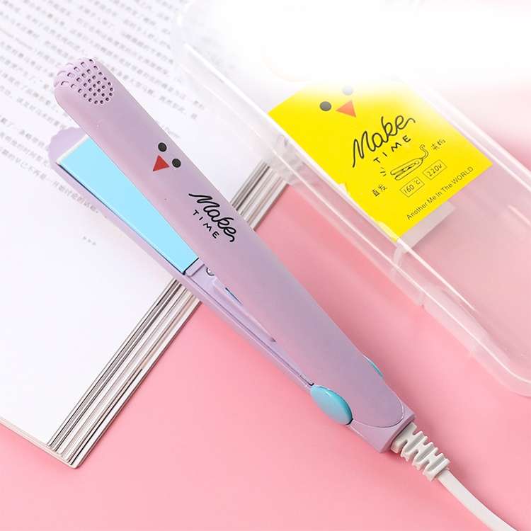 Mini Professional Hair Tools Smoothing Corrugated Travel Straightening Irons(White Rabbit)