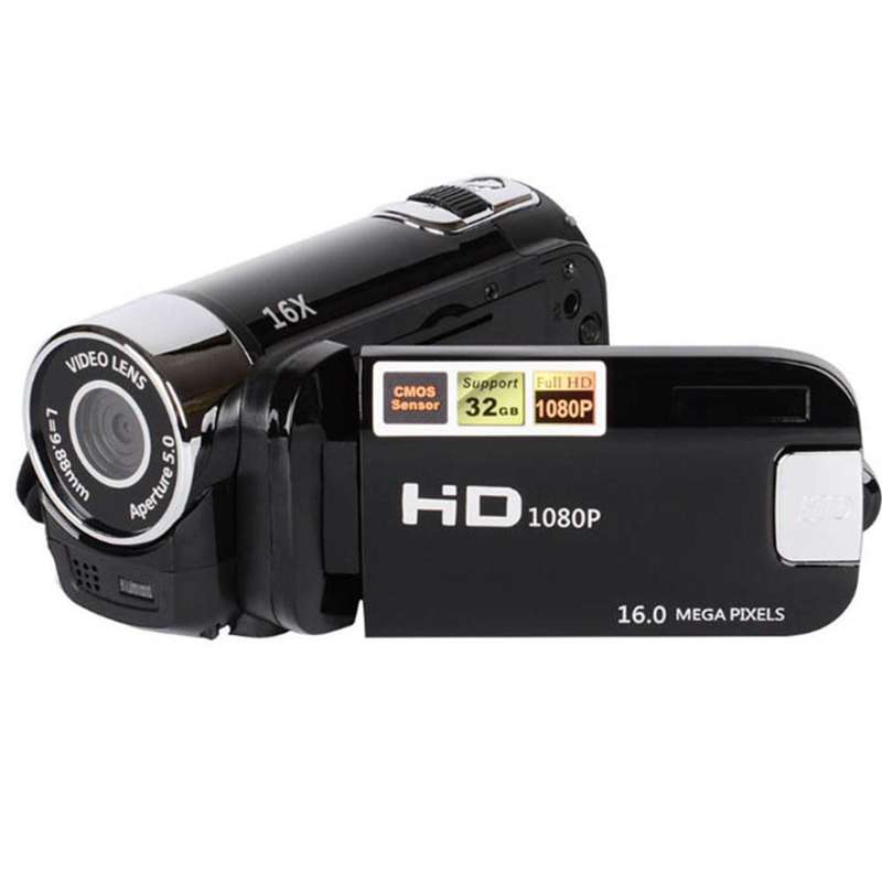 16X Digital Zoom HD 16 Million Pixel Home Travel DV Camera, US Plug(Red)