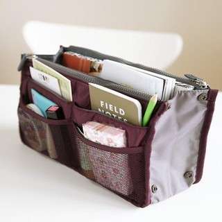 Waterproof Folding Travel Bag Nylon Large Capacity Sundries Storage Bag(Red)