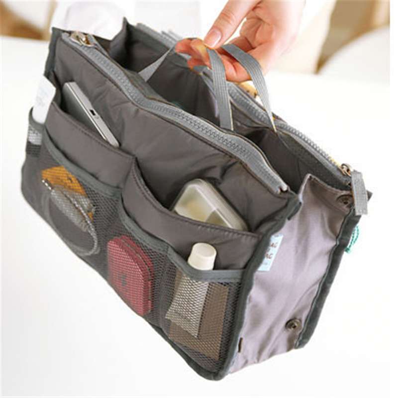 Waterproof Folding Travel Bag Nylon Large Capacity Sundries Storage Bag(Red)