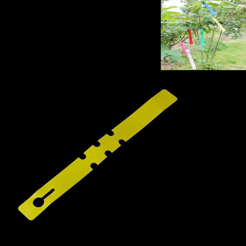 100 PCS Gardening Plant Sapling Seed Hanging Tree Label(White)