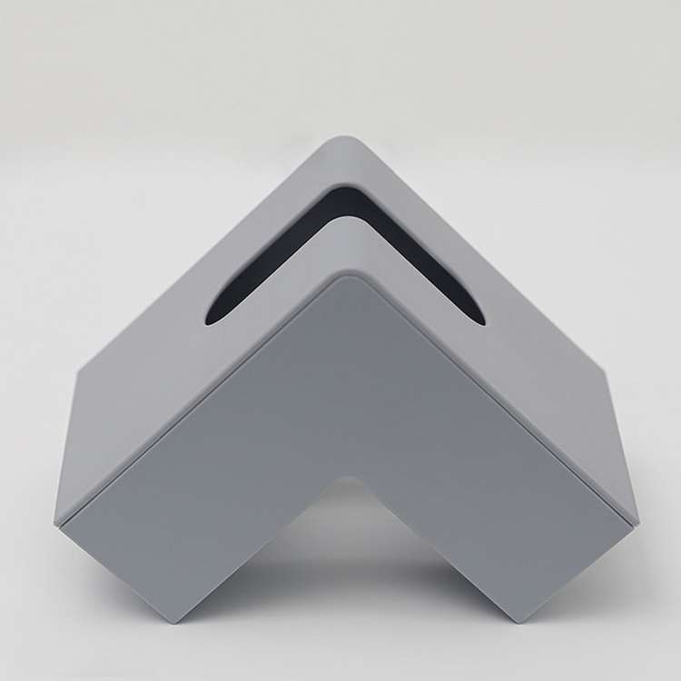 Creative Simple Household Plastic Tissue Paper Storage Box(White)