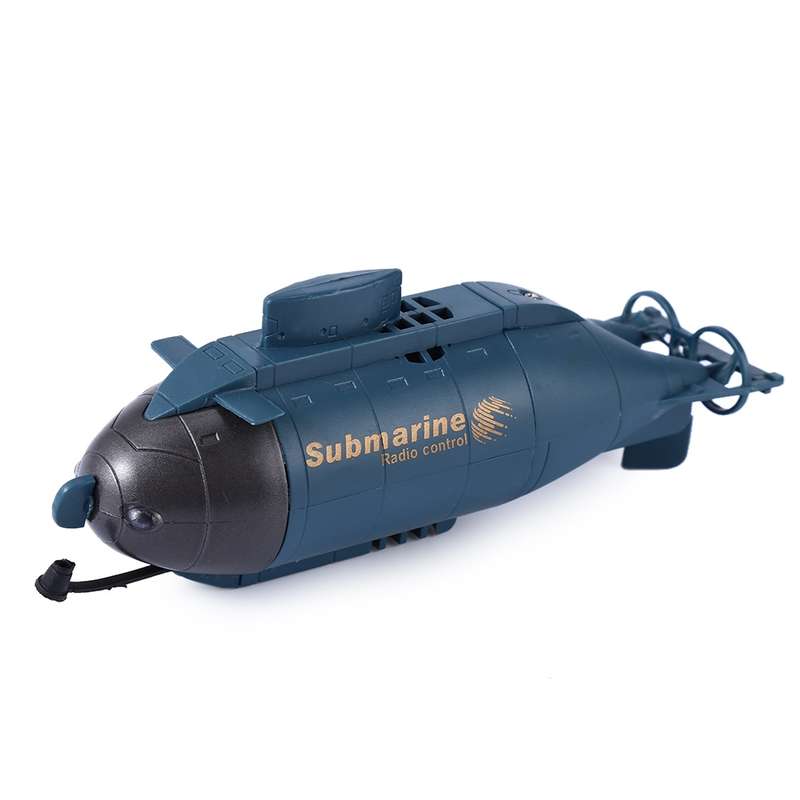 Rechargeable Mini 6-Channel Remote Submarine(Black)