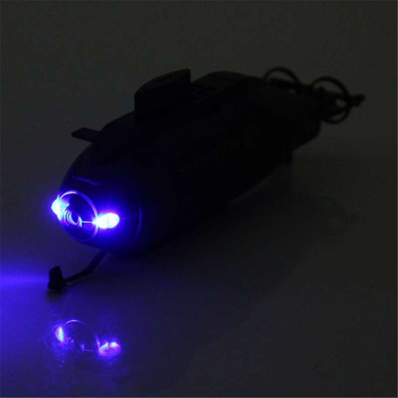 Rechargeable Mini 6-Channel Remote Submarine(Black)
