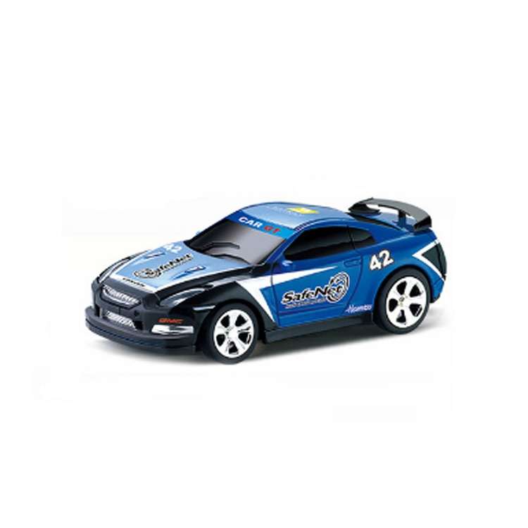 Coke Can Mini RC Car Radio Remote Control Micro Racing Car(Black+Orange)