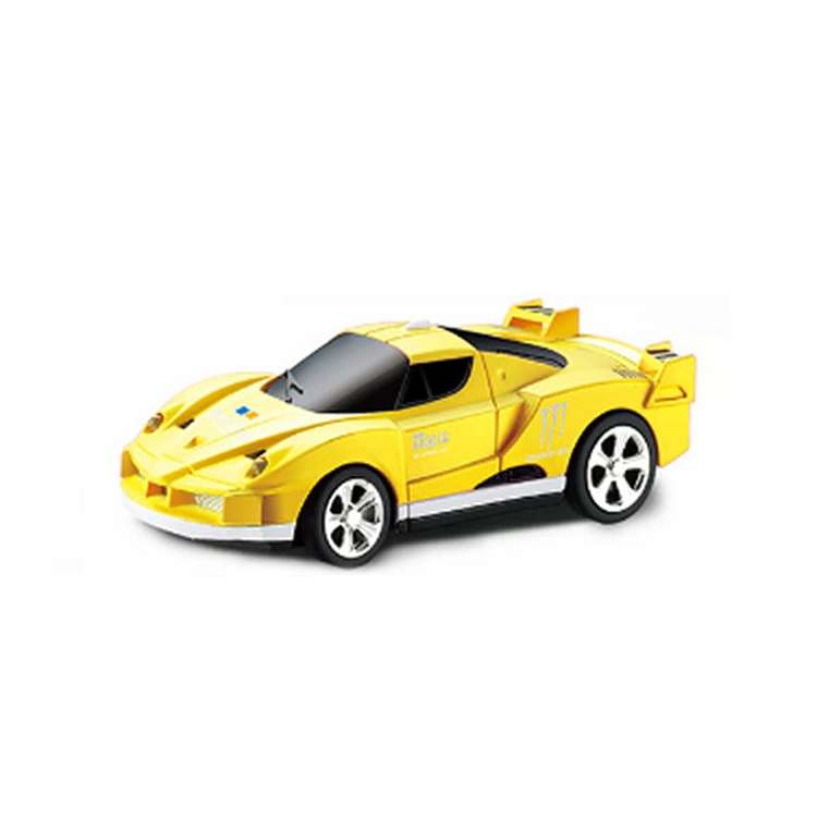 Coke Can Mini RC Car Radio Remote Control Micro Racing Car(Black+Orange)
