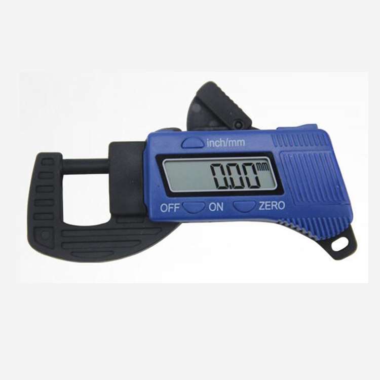 Plastic Electronic Digital Thickness Gauge Professional Construction Tools(Red)