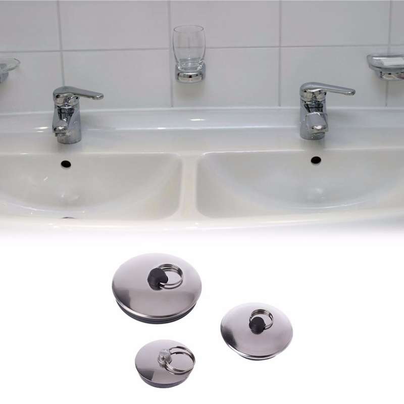 3 PCS Sink Rubber Plug Wash Basin Bathtub Plug Mop Pool Laundry Pool Blocking Plug, Specification:M