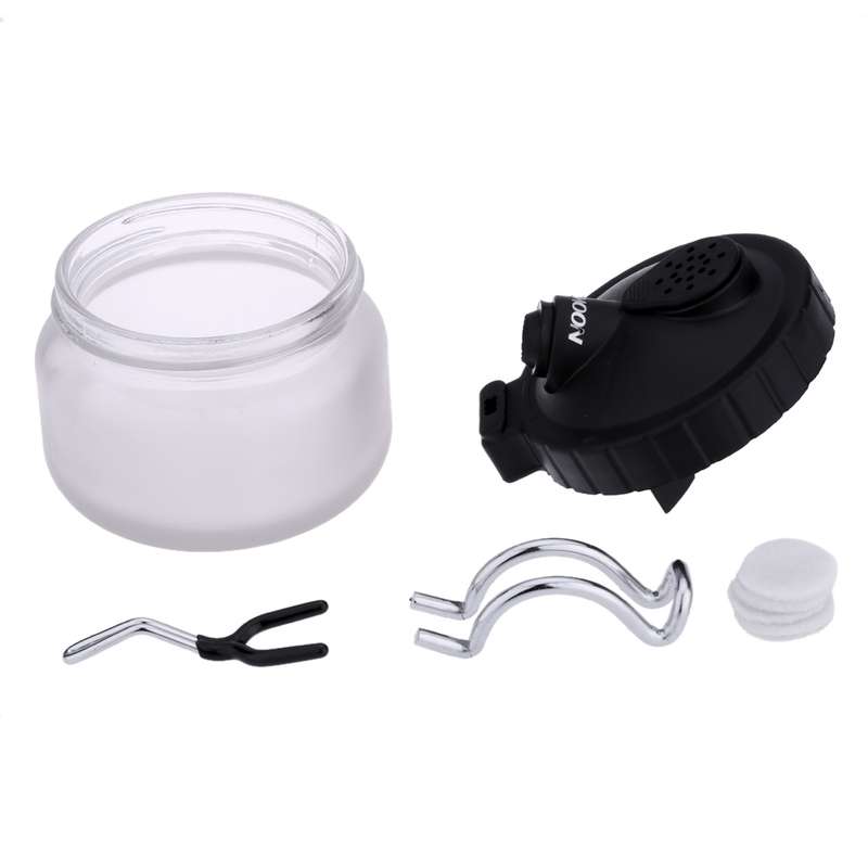 Multi-function Airbrush Cleaning Pot Model Air Pump Spray Paint Coloring Tool Waste Collection Bottl