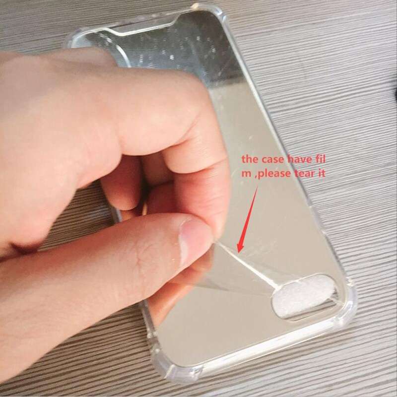 Luxury Plating Mirror Acrylic TPU Case for iPhone 8 Plus & 7 Plus(Rose)