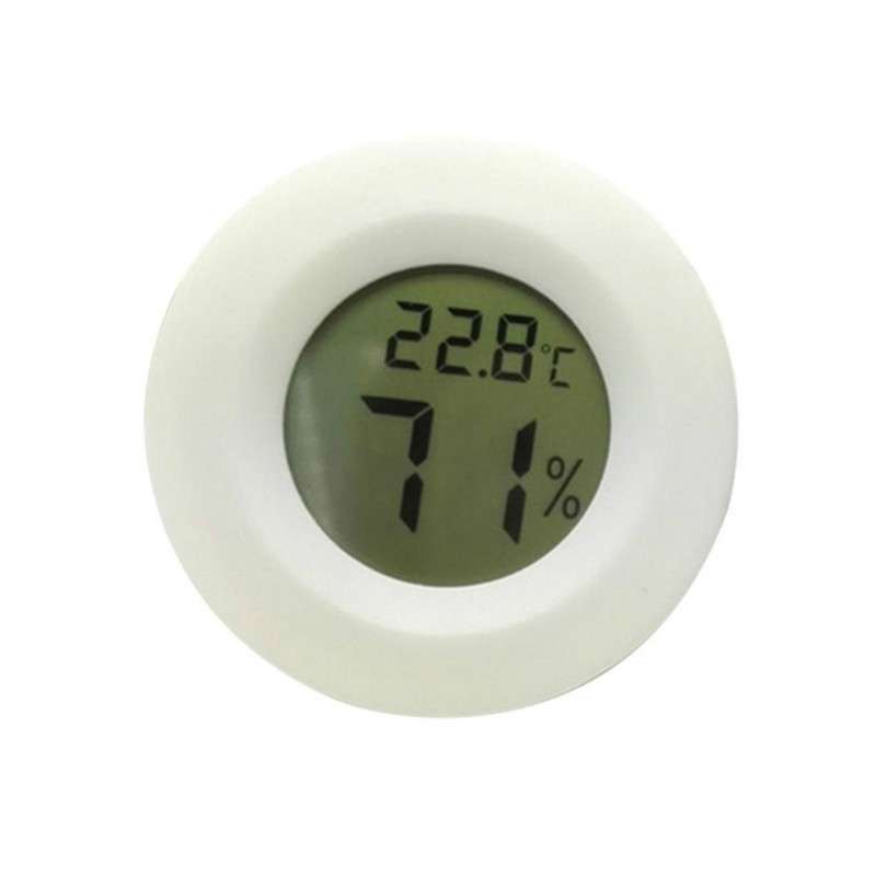 LCD Digital Aquarium Thermometer Marine Water Terrarium Accessories Temperature Measurement Tool(Bla