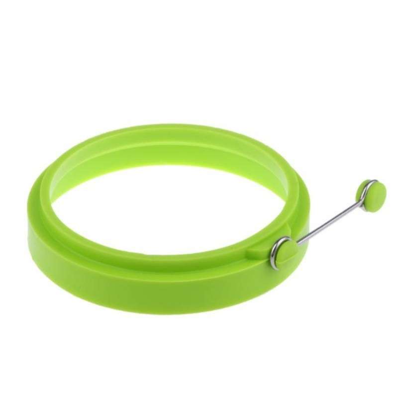 DIY Breakfast Round Silicone Egg Ring Fried Egg Mould Pancake Ring Non-stick Kitchen Cooking Mould(O