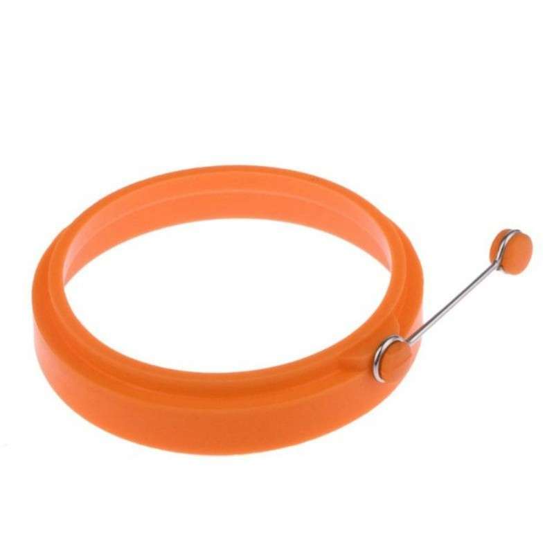DIY Breakfast Round Silicone Egg Ring Fried Egg Mould Pancake Ring Non-stick Kitchen Cooking Mould(O