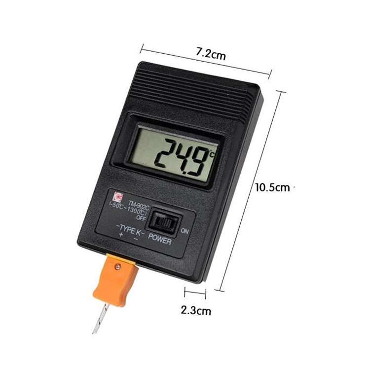 High-precision Microcomputer Intelligent Digital Display Switch Thermostat, Style:12V Power Supply(R