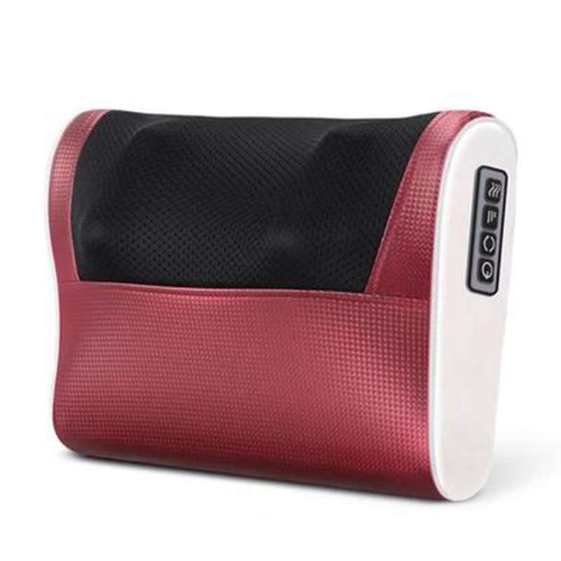Cervical Spine Massage Pillow Neck Waist Back Multifunctional Electric Massage Cushion, Plug Type:UK