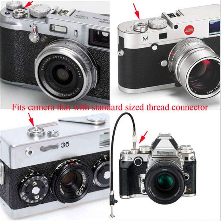 100cm Mechanical Shutter Release for Fujifilm X100S / X20 / X-E1 / Leica M9 Universal Shutter Releas