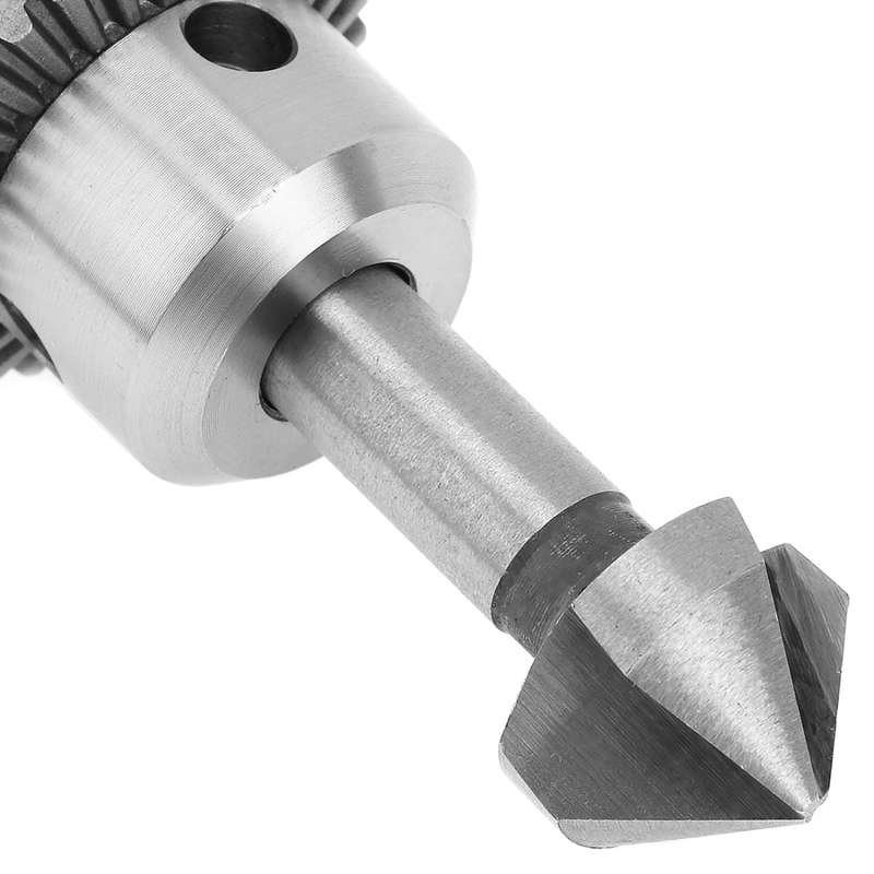 6 In 1 90 Degree Three-edge Chamfering Knife Woodworking Milling Cutter Chamfering Machine Hole Open