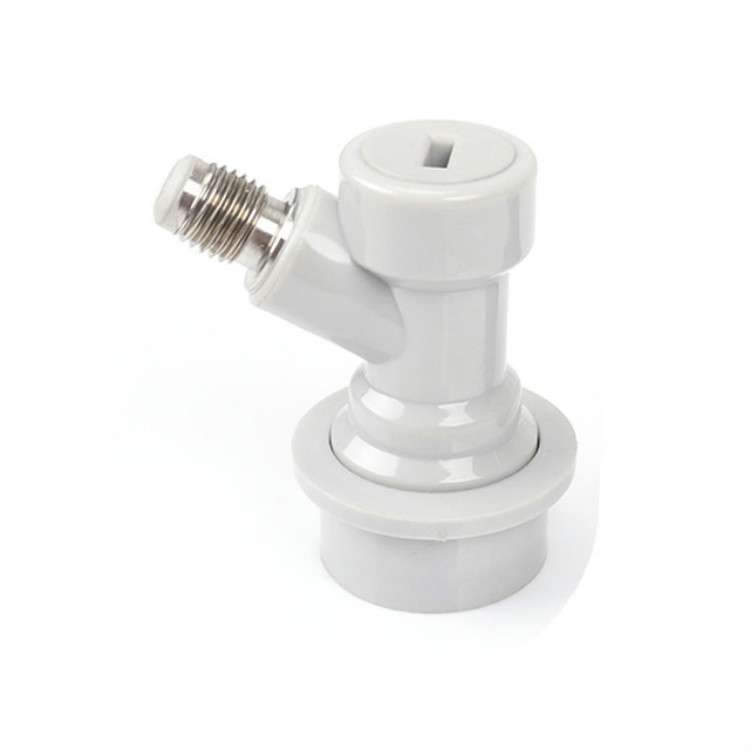 Home Beer Keg Connector Distributor Keg Disconnect Ball Lock(Gray Pagoda)