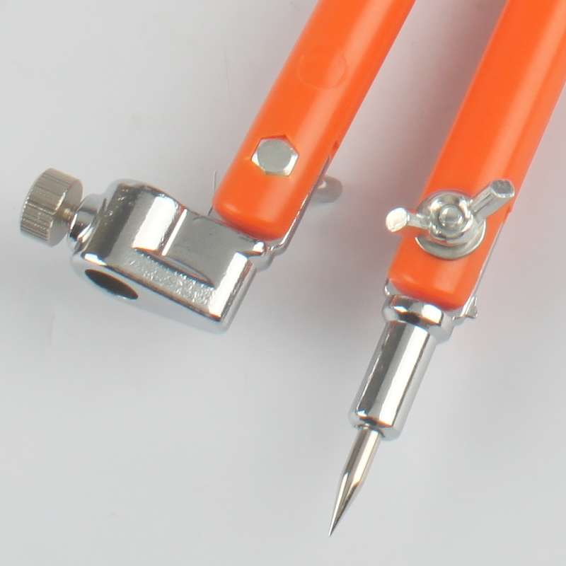 Metal Multifunctional Stainless Steel Drawing Circle Wodworking Compass, Size:S