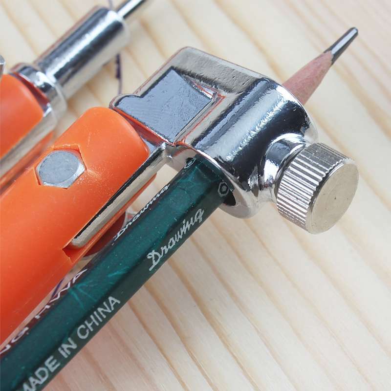 Metal Multifunctional Stainless Steel Drawing Circle Wodworking Compass, Size:L