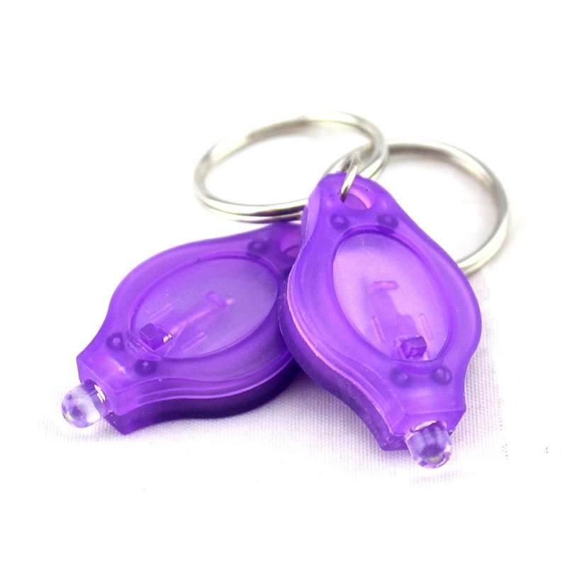 2 PCS Mini Pocket Keychain Flashlight Micro LED Squeeze Light Outdoor Camping Ultra Bright Emergency