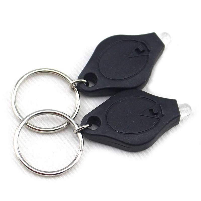 2 PCS Mini Pocket Keychain Flashlight Micro LED Squeeze Light Outdoor Camping Ultra Bright Emergency