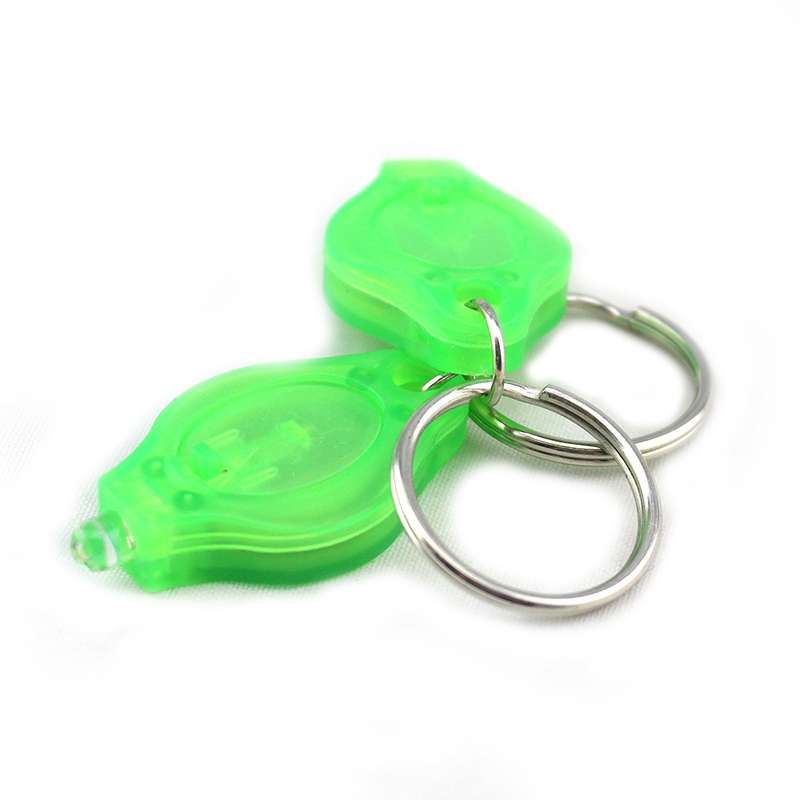 2 PCS Mini Pocket Keychain Flashlight Micro LED Squeeze Light Outdoor Camping Ultra Bright Emergency