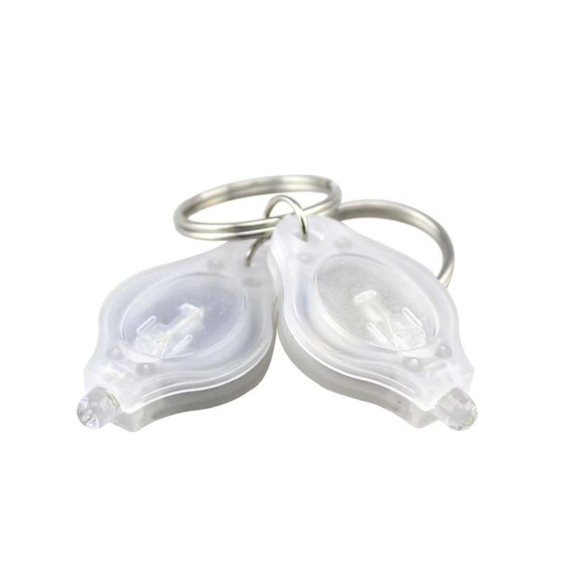 2 PCS Mini Pocket Keychain Flashlight Micro LED Squeeze Light Outdoor Camping Ultra Bright Emergency
