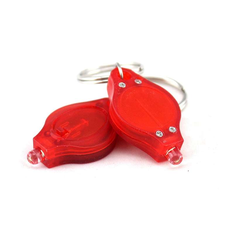 2 PCS Mini Pocket Keychain Flashlight Micro LED Squeeze Light Outdoor Camping Ultra Bright Emergency
