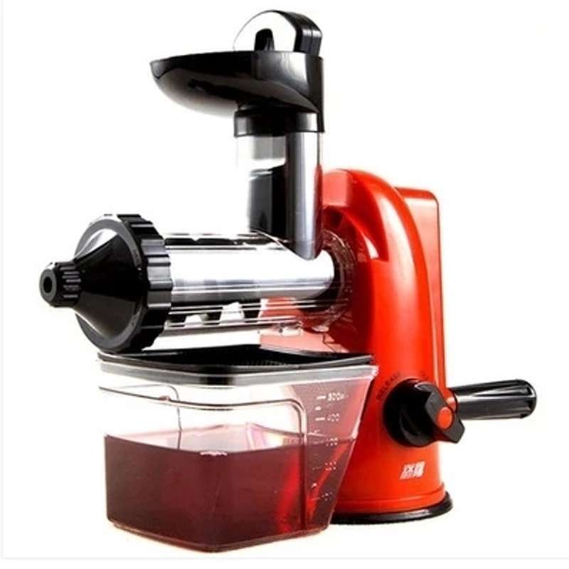 Multifunction Home Manual Juicer Apple Orange Wheatgrass Portable DIY Juicer(White)