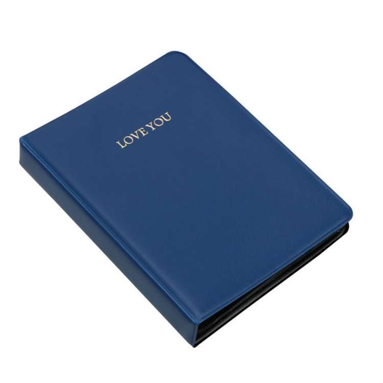 LOVEYOU Words Cover Standard Mini Photo Album Book, Specification:3 inch 64 Sheets(Pink)