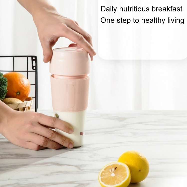 Portable Juicer Mini Electric Blender Portable Juicer(Navy Blue)
