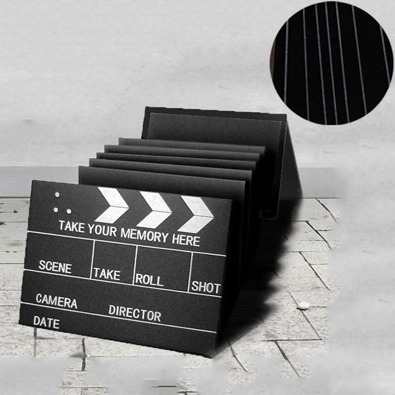 Movie Board Paste Accordion Folding Creative DIY Manual Album Book(Cow Card)