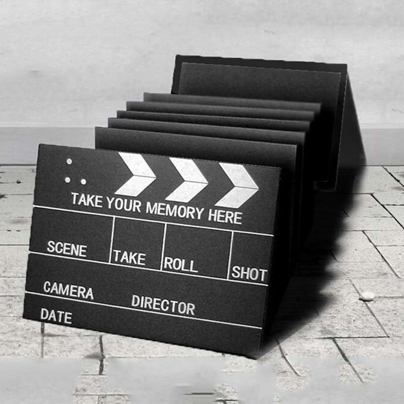 Movie Board Paste Accordion Folding Creative DIY Manual Album Book(Cow Card)
