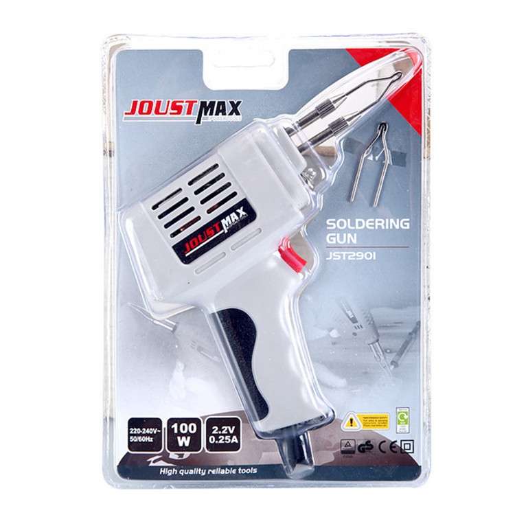 Electric Soldering Iron Set Fast Welding Gun Set 100W Soldering Gun, Plug:EU