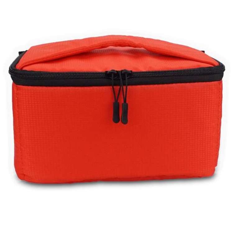 Water-resistant DSLR Padded insert Case Waterproof Zipper Removable Partition Camera Bags(Light Grey