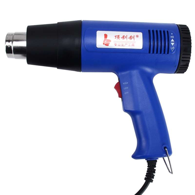 DINGGUAGUA 1800W Industrial Heavy Duty Professional Adjustable Temperature Heat Air Gun Tool (EU Plu