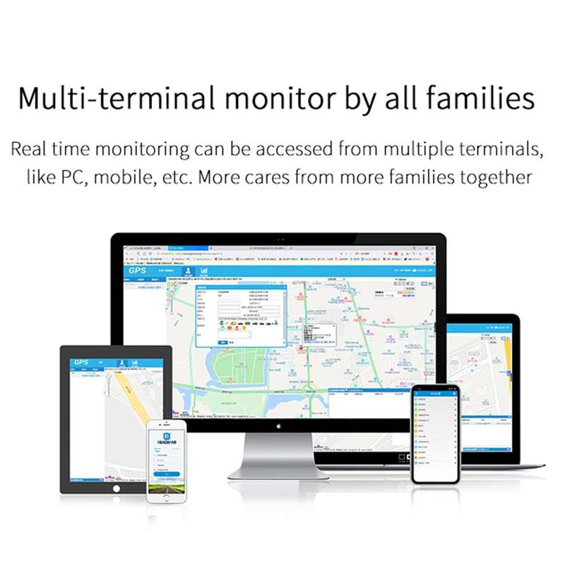 REACHFAR RF-V45-A Mini Touch Screen GPS Smart Tracker Pendant, Support SOS / Camera / Health Managem