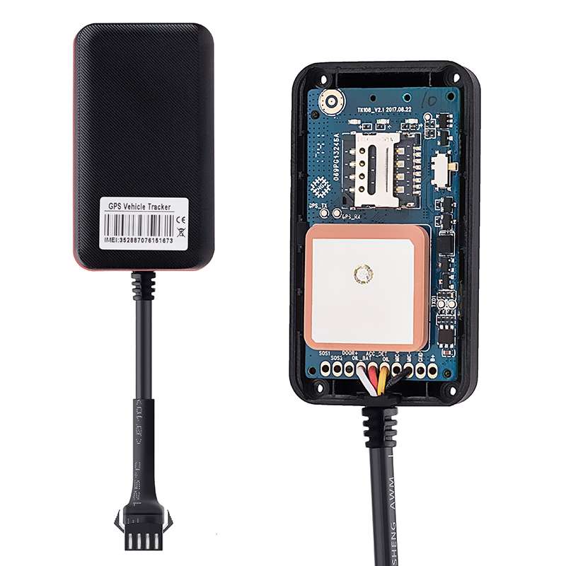 TK108 2G 4PIN Realtime Car Truck Vehicle Tracking GSM GPRS GPS Tracker, Support AGPS with Relay and
