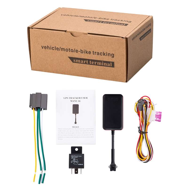 TK108 2G 4PIN Realtime Car Truck Vehicle Tracking GSM GPRS GPS Tracker, Support AGPS with Relay and